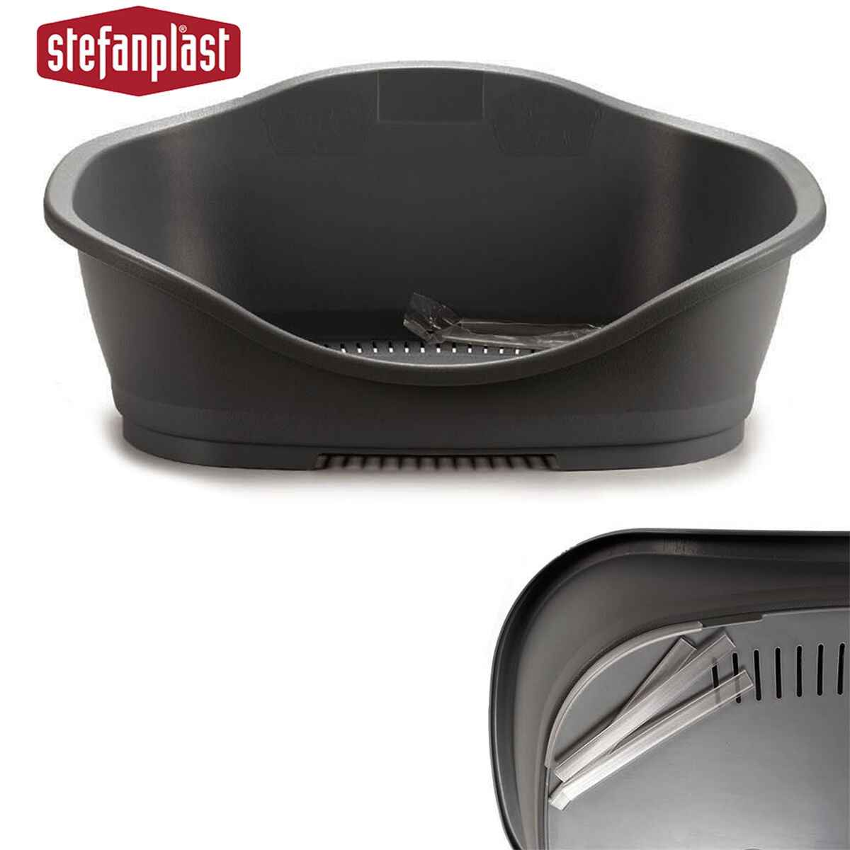 Pet bed Stefanplast Grey Plastic 68 x 27,5 x 49 cm 6 Units